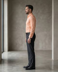 Peach Formal Shirt for Men | Premium Cotton Blend Regular Fit