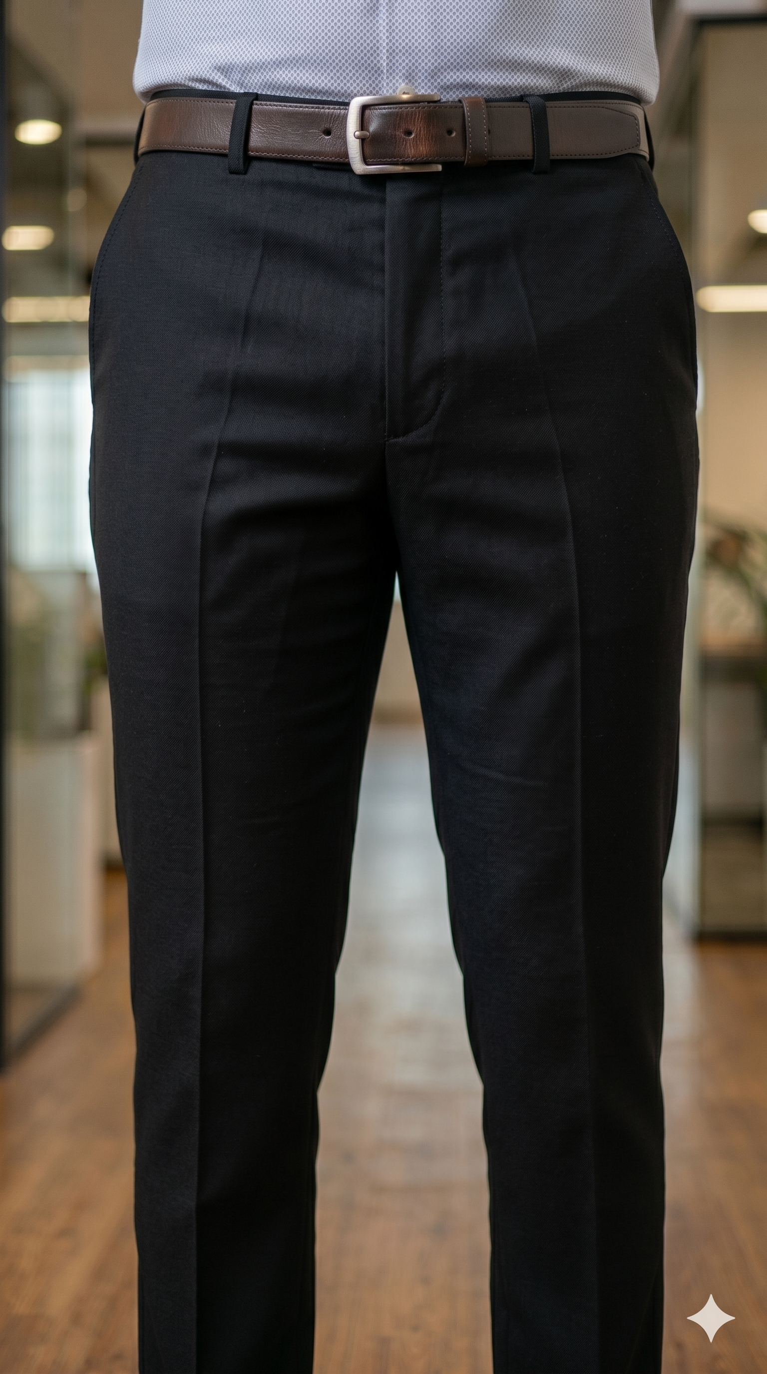 Men's Premium Black Formal Trousers
