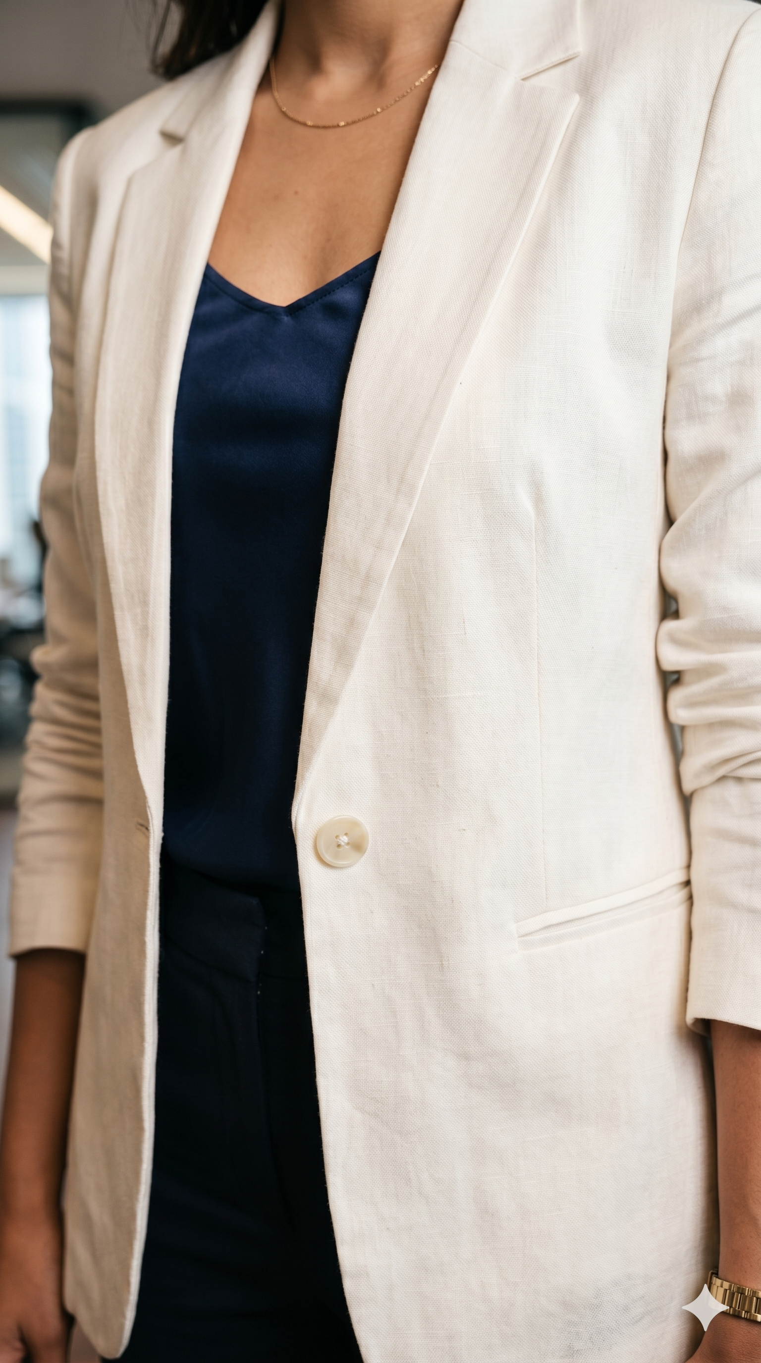 Women's Off-White Premium Formal Blazer