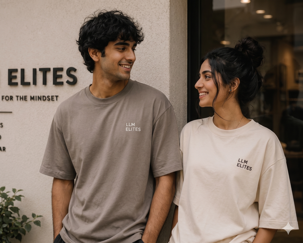 Oversized Co-Ord Set – Premium Cotton Relaxed Fit T-Shirt & Jogger Lounge Wear Set