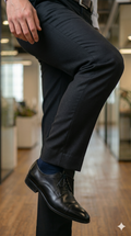 Men's Premium Black Formal Trousers