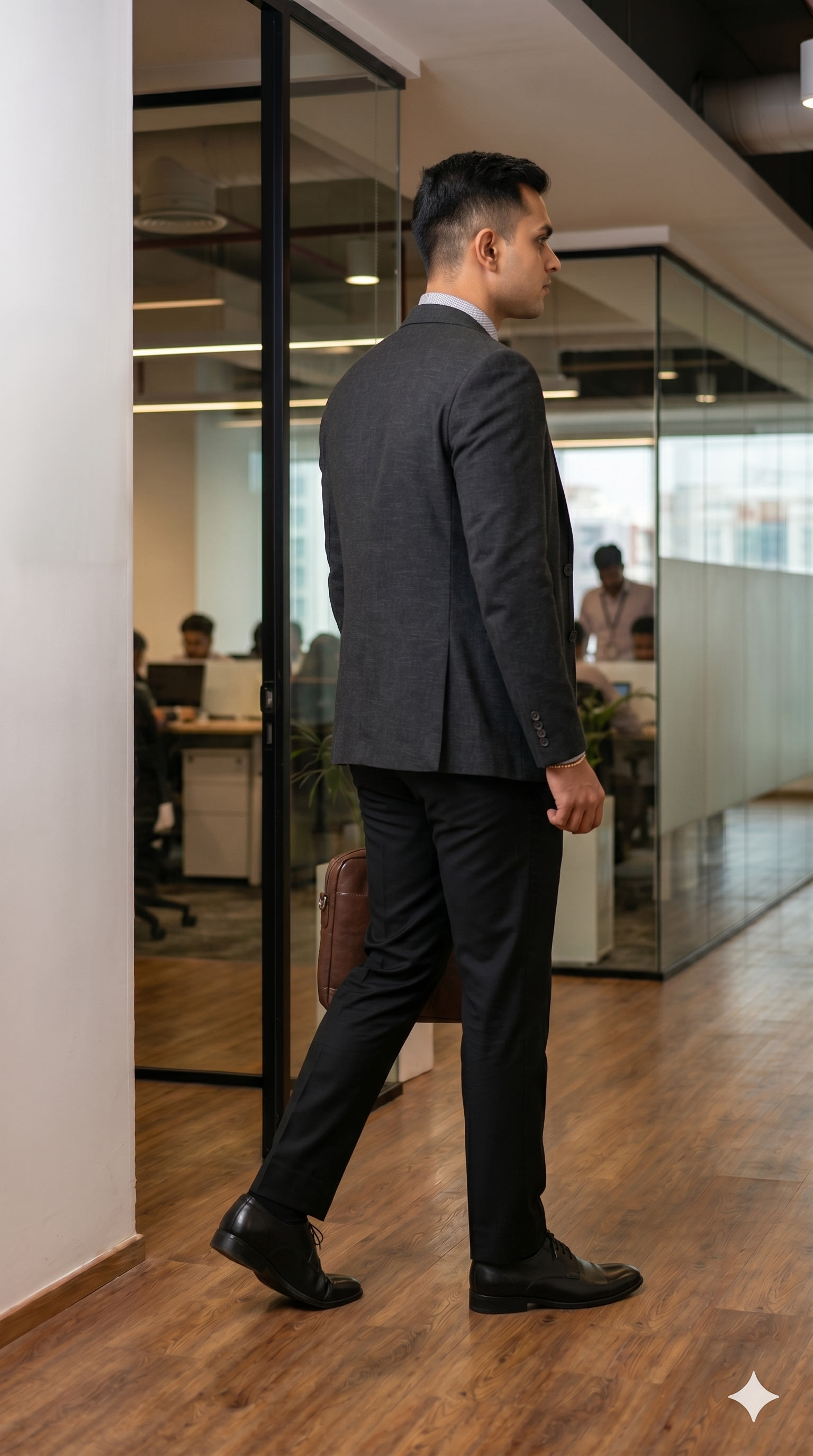 Men's Premium Black Formal Trousers